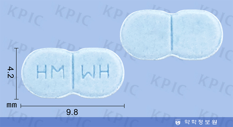 그리메피드정4mg의 약품 형태 사진